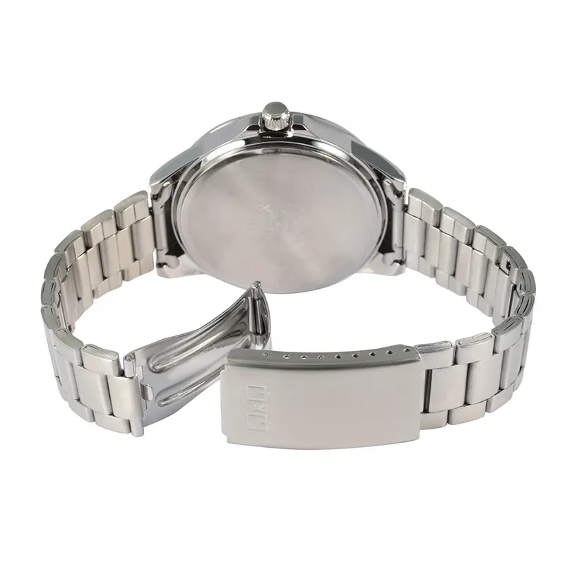 Q&Q Japan Quartz Tiffany Blue Dial Silver-tone Men's Watch- Q28B-010PY